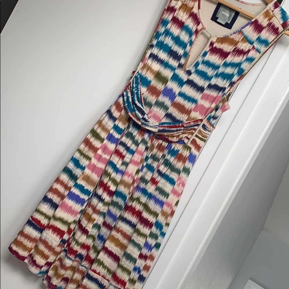 Maeve multi colored knit dress